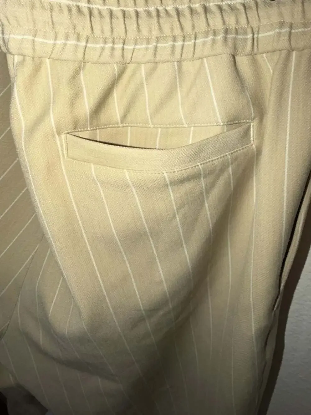 Kith x Wilson Pinstripe Double Knit Chatham Pant in Canvas XL